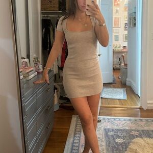aritzia knit dress